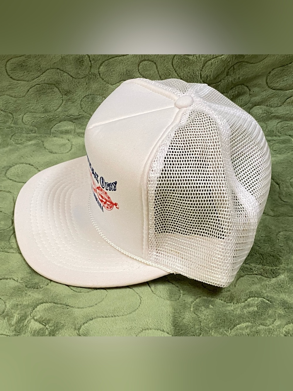 Vintage SnapBack Trucker Hat w Rope, Little Nashville Opry, White Mesh - Picture 2 of 7